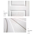 GO-B10 prehung white prime wood frameless entry door mdf modern designs room hdf mould door prices